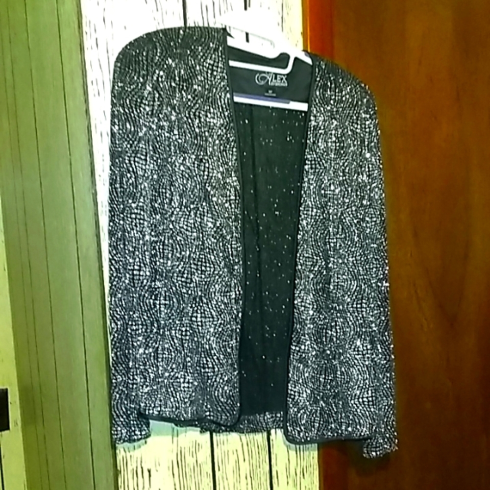 Alex Evenings black and silver Jacket